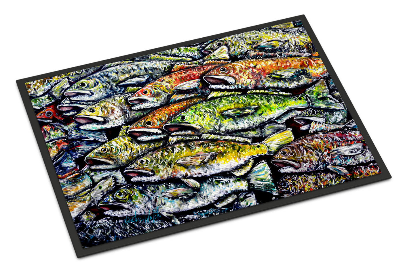 Wanna Be Fishin Doormat
