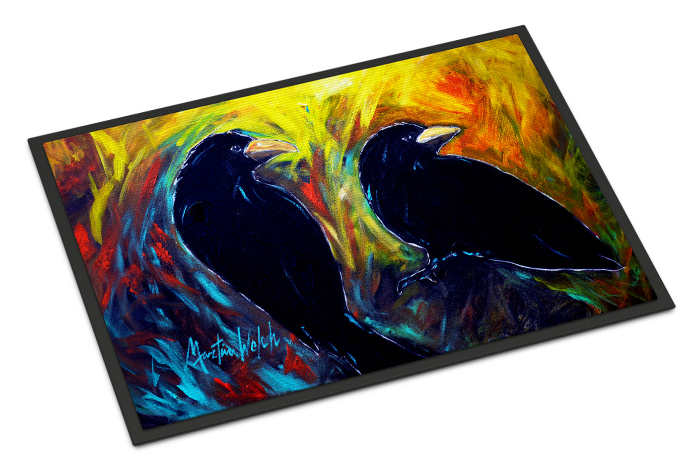 What Was That Black Crows Doormat