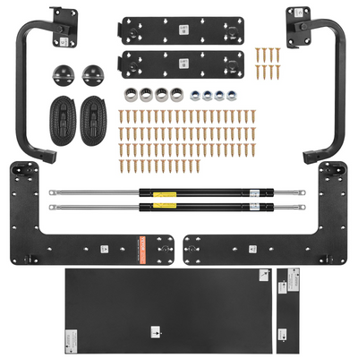 VEVOR Murphy Bed Kit Full Size Vertical Deluxe DIY Wall Bed Hardware Folding