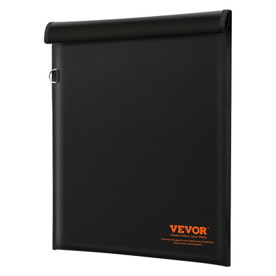 VEVOR Faraday Bag, Faraday Pouch Set for Laptop (16.9 x 15), Fireproof & Waterproof Faraday Signal Blocking Holder for Car Keys, Phones & Tablets, Anti-Theft Pouch & Anti-Hacking Case Blocker, Black