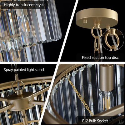 Gold Luxury Crystal Chandelier Modern Chandeliers Lights