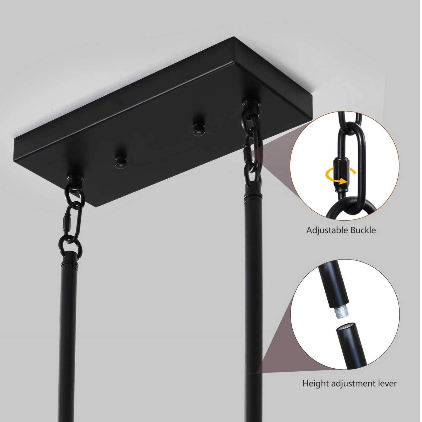 (Same as W1340P155971/L1011-RW-G) 5-Light Retro Farmhouse Chandelier For Kitchen, Living room, Dining room Red and Black(No Bulbs)