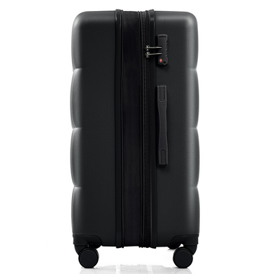 Luggage Set of 3, 20-inch with USB Port, Airline Certified Carry-on Luggage with Cup Holder, ABS Hard Shell Luggage with Spinner Wheels, black