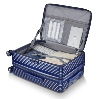 Luggage Sets 3 Piece(20/24/28), Expandable Carry On Luggage with TSA Lock Airline Approved, 100% PC Hard Shell and Lightweight Suitcase with Front Pocket and Spinner Wheels