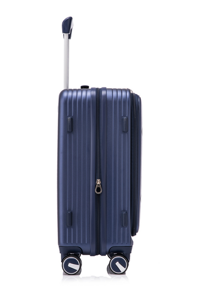 Luggage Sets 3 Piece(20/24/28), Expandable Carry On Luggage with TSA Lock Airline Approved, 100% PC Hard Shell and Lightweight Suitcase with Front Pocket and Spinner Wheels