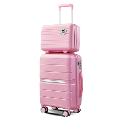 Luggage Sets 4 Piece(14/20/24/28) PP Lightweight & Durable Expandable suitcase
