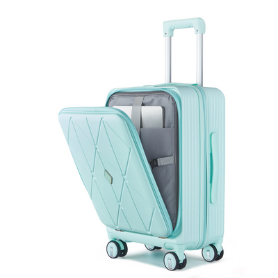 Luggage Sets 3 Piece(20/24/28), Expandable Carry On Luggage with TSA Lock Airline Approved, 100% PC Hard Shell and Lightweight Suitcase with Front Pocket and Spinner Wheels