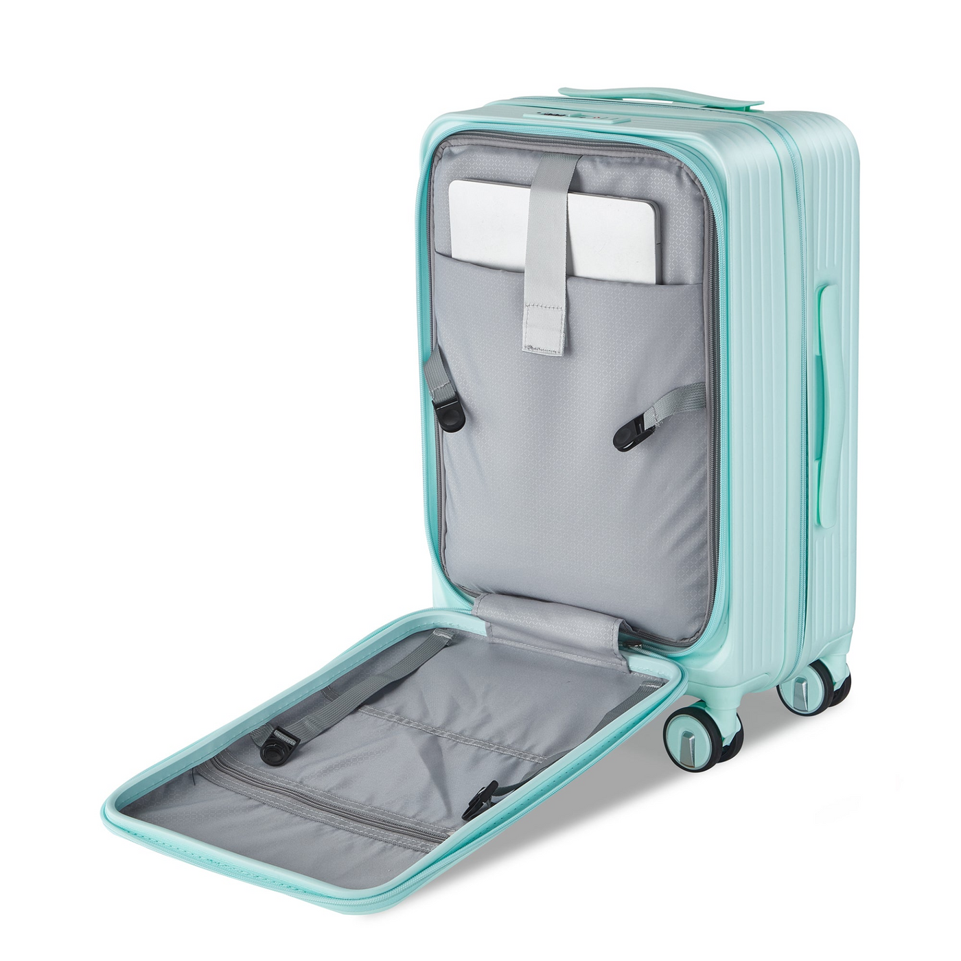 Luggage Sets 3 Piece(20/24/28), Expandable Carry On Luggage with TSA Lock Airline Approved, 100% PC Hard Shell and Lightweight Suitcase with Front Pocket and Spinner Wheels