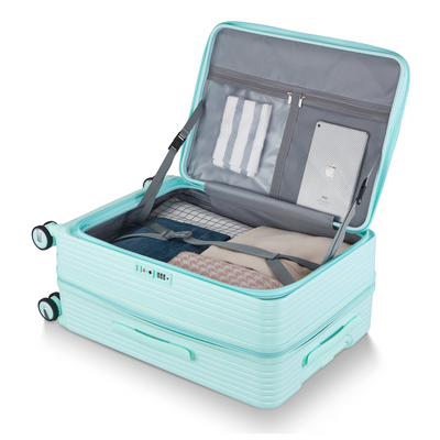Luggage Sets 3 Piece(20/24/28), Expandable Carry On Luggage with TSA Lock Airline Approved, 100% PC Hard Shell and Lightweight Suitcase with Front Pocket and Spinner Wheels