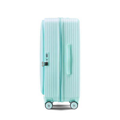 Luggage Sets 3 Piece(20/24/28), Expandable Carry On Luggage with TSA Lock Airline Approved, 100% PC Hard Shell and Lightweight Suitcase with Front Pocket and Spinner Wheels