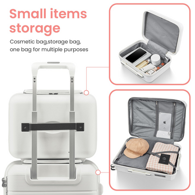 Luggage Sets 4 Piece(14/20/24/28) PP Lightweight & Durable Expandable suitcase