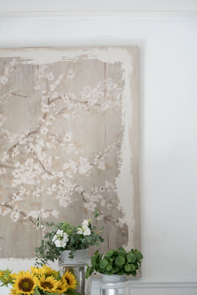 60" x 48" Large Cherry Blossom Canvas Art Print, Home Decor Accent Piece