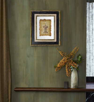 18x22" Lucian Framed Antiqued Sculpture Print,2 Piece