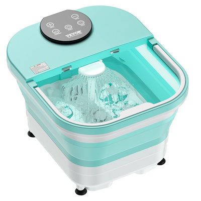 VEVOR Collapsible Foot Spa Bath Massager 95°F - 118°F Pedicure Foot Bath Tub