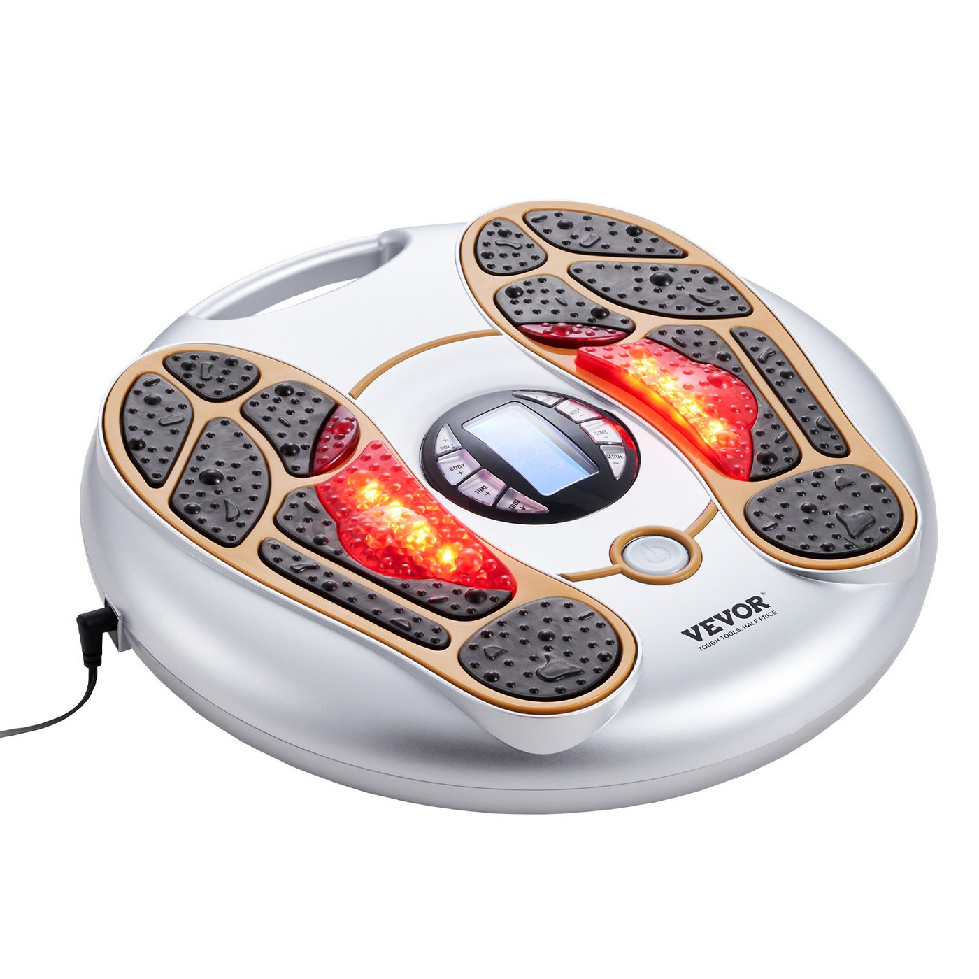 VEVOR Foot Circulation Stimulator EMS & TENS Foot Massager 25 Modes 99 Intensity