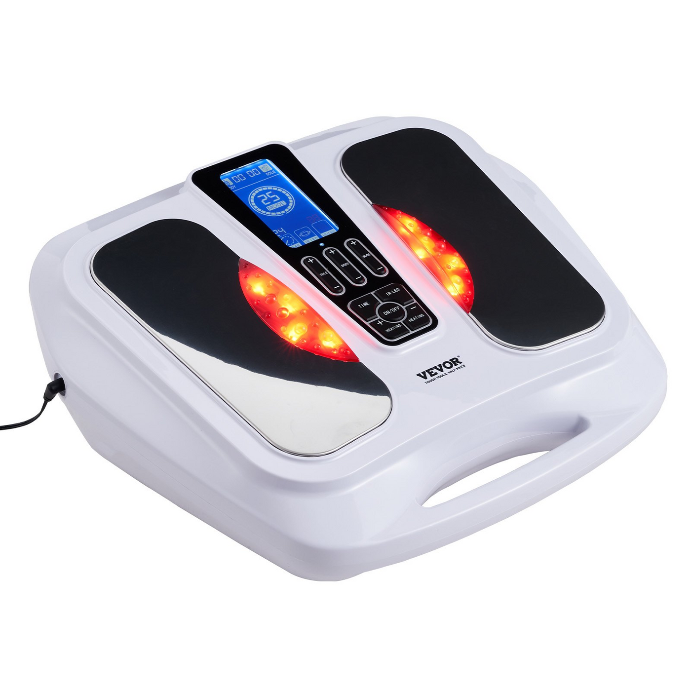 VEVOR Foot Circulation Stimulator with Heat EMS & TENS Foot Neuropathy Massager