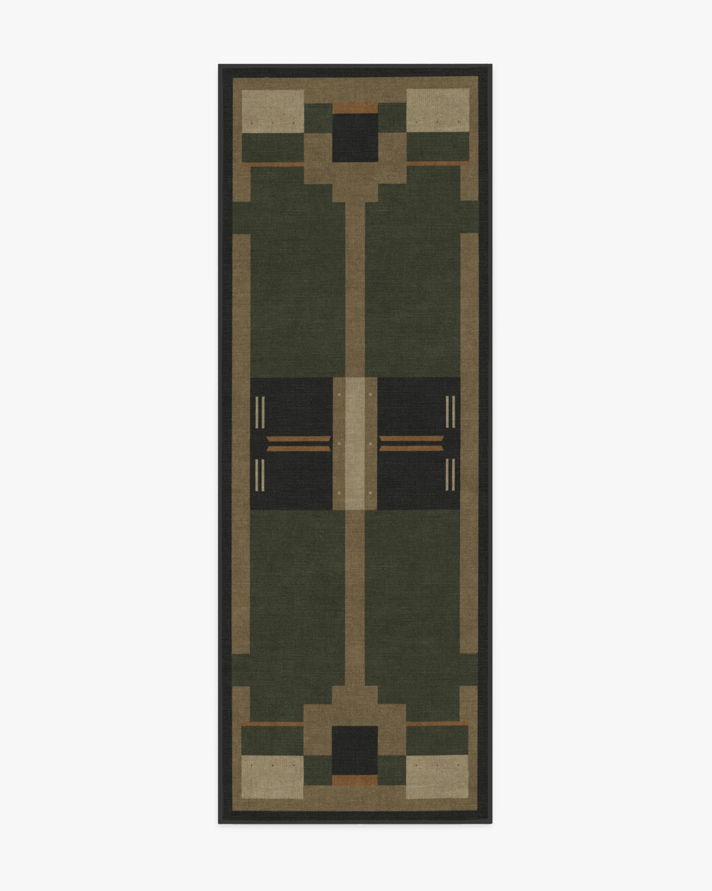 Architectural Digest Monolith Olive Green Rug