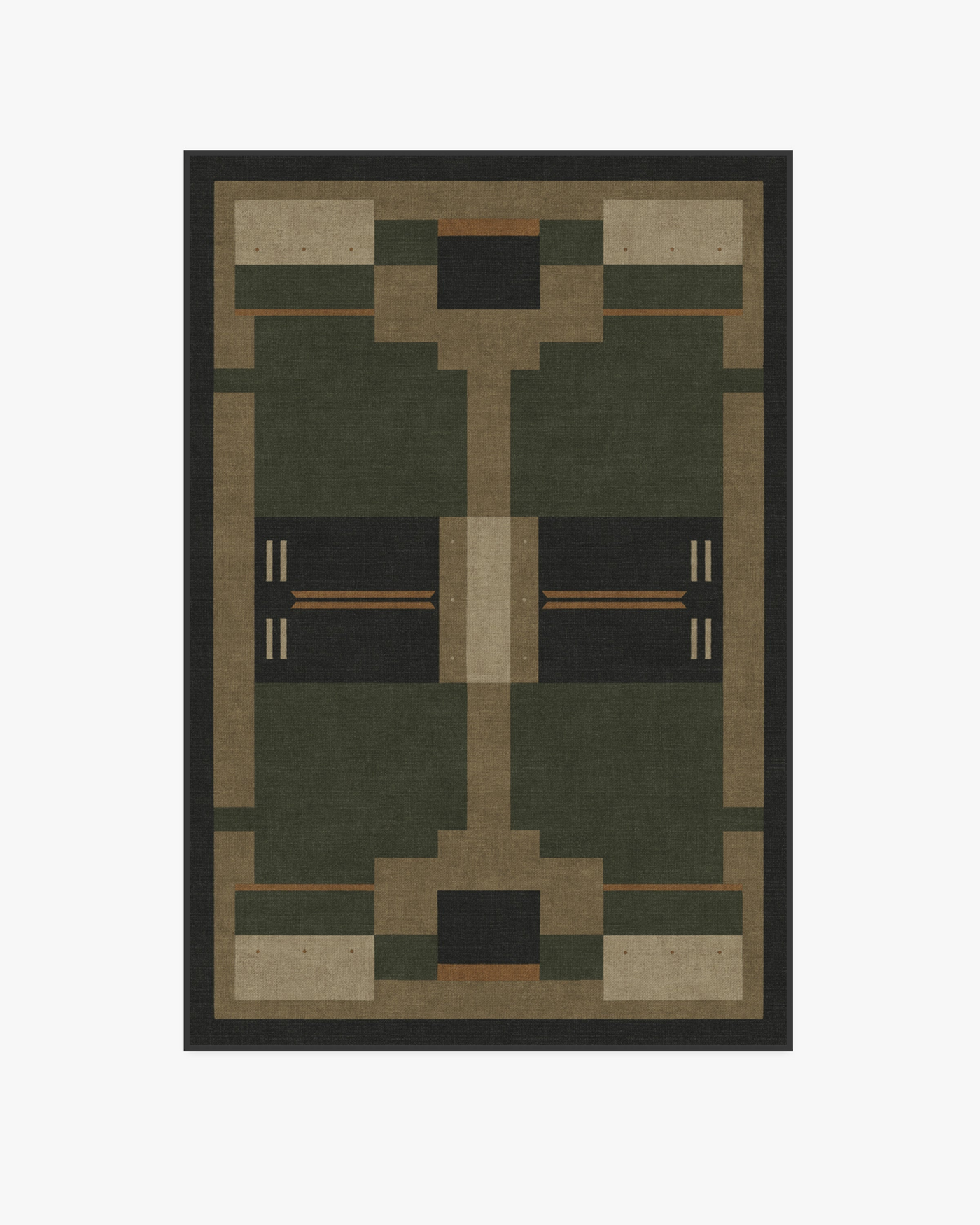 Architectural Digest Monolith Olive Green Rug