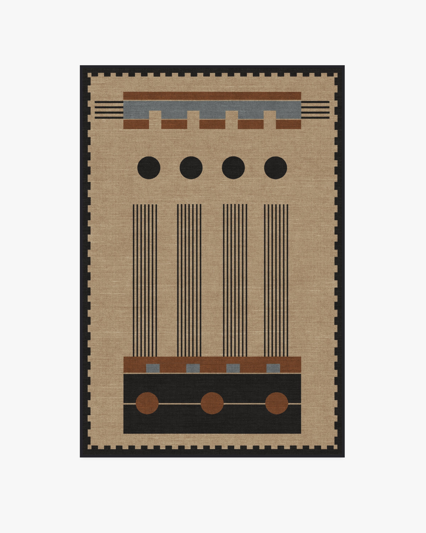 Architectural Digest Kasi Black &amp; Tan Rug