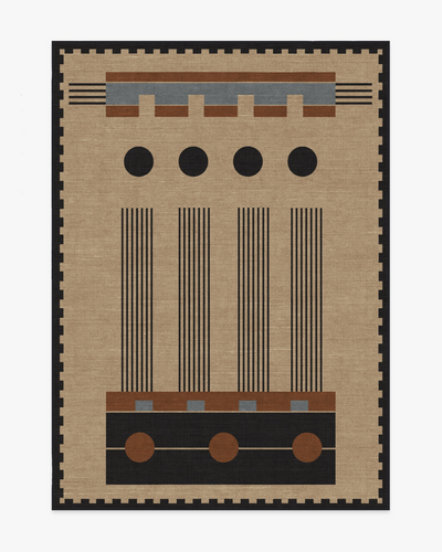 Architectural Digest Kasi Black &amp; Tan Rug