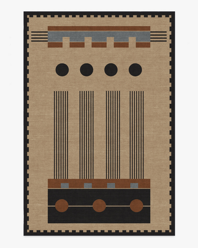 Architectural Digest Kasi Black &amp; Tan Rug