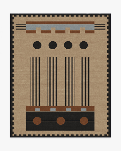 Architectural Digest Kasi Black &amp; Tan Rug
