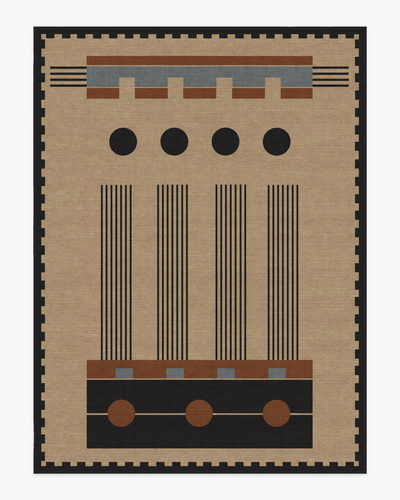 Architectural Digest Kasi Black &amp; Tan Rug