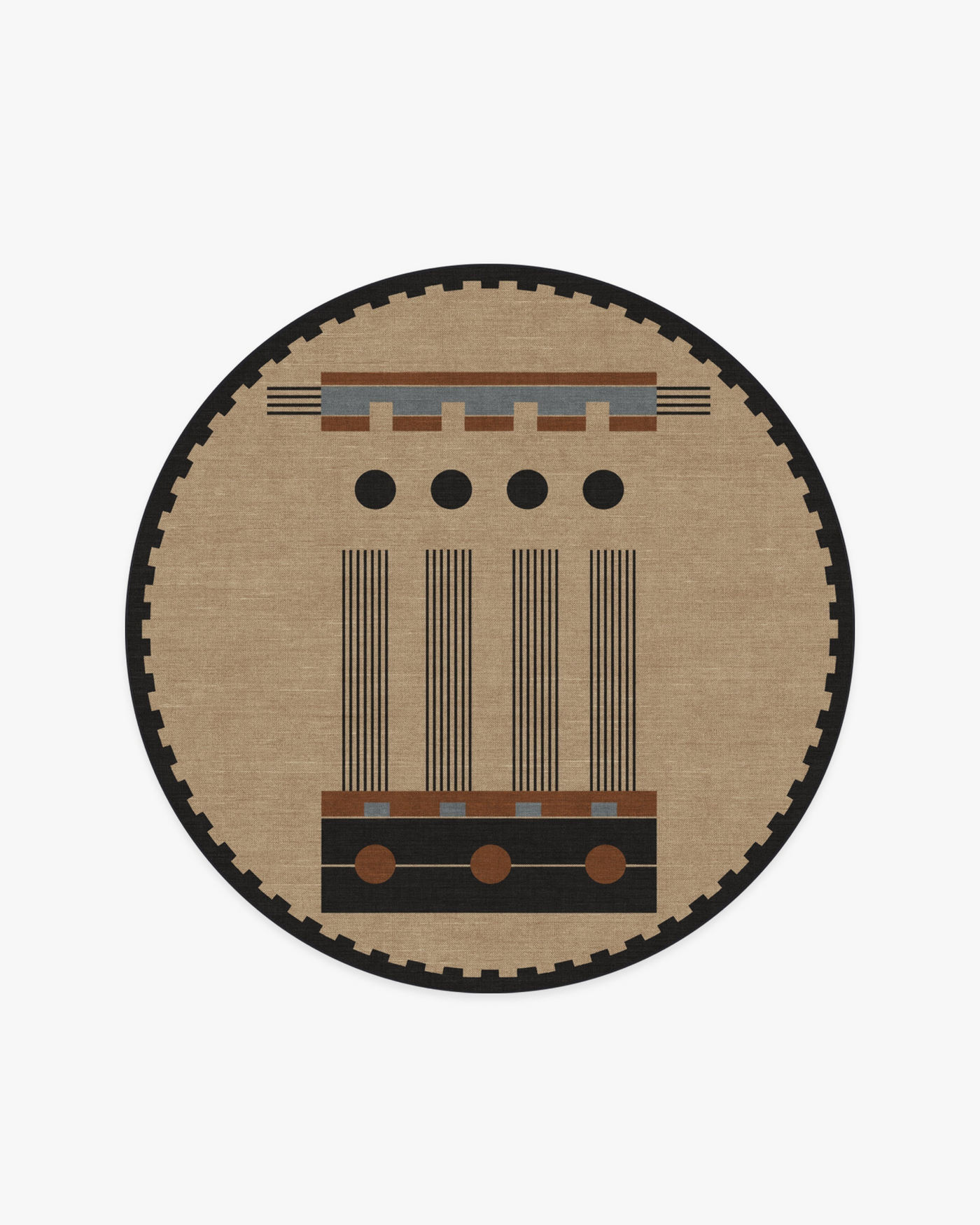 Architectural Digest Kasi Black &amp; Tan Rug