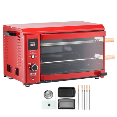VEVOR Stainless Steel Shawarma Grill Machine Electric Gyro Rotisserie Machine