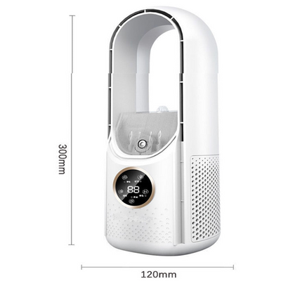 Moody Cool Misting And Leafless No Noise Portable 4 In 1 USB Desk Fan