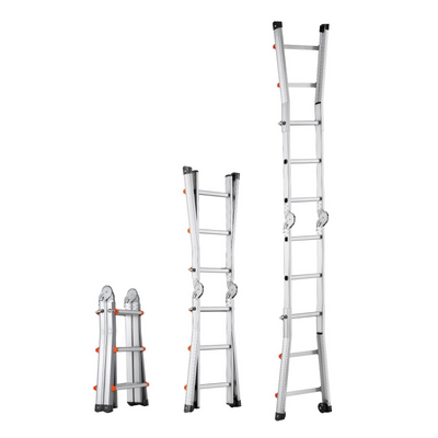 VEVOR Telescoping Ladder A Frame 9.5 FT Extension Multi-Function for Homework