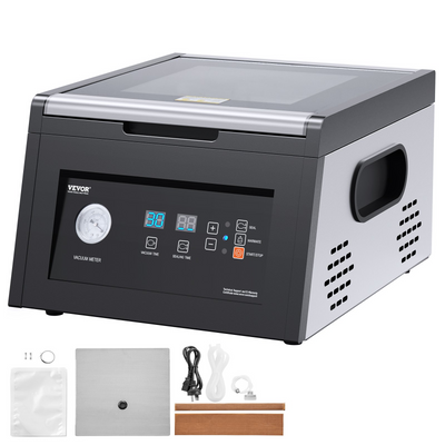 VEVOR Chamber Vacuum Sealer Commercial Vacuum Sealing Bag Packing Machine 380W
