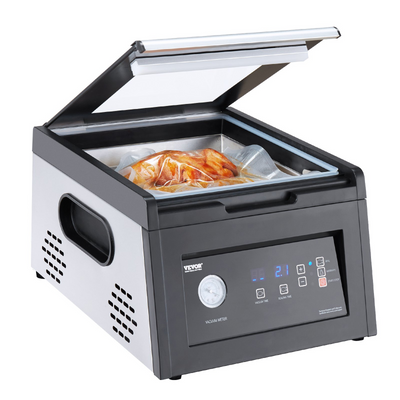 VEVOR Chamber Vacuum Sealer Commercial Vacuum Sealing Bag Packing Machine 380W