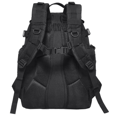 Tactical Backpack 25L Military Backpack with Molle Mode & Sponge Pad Black