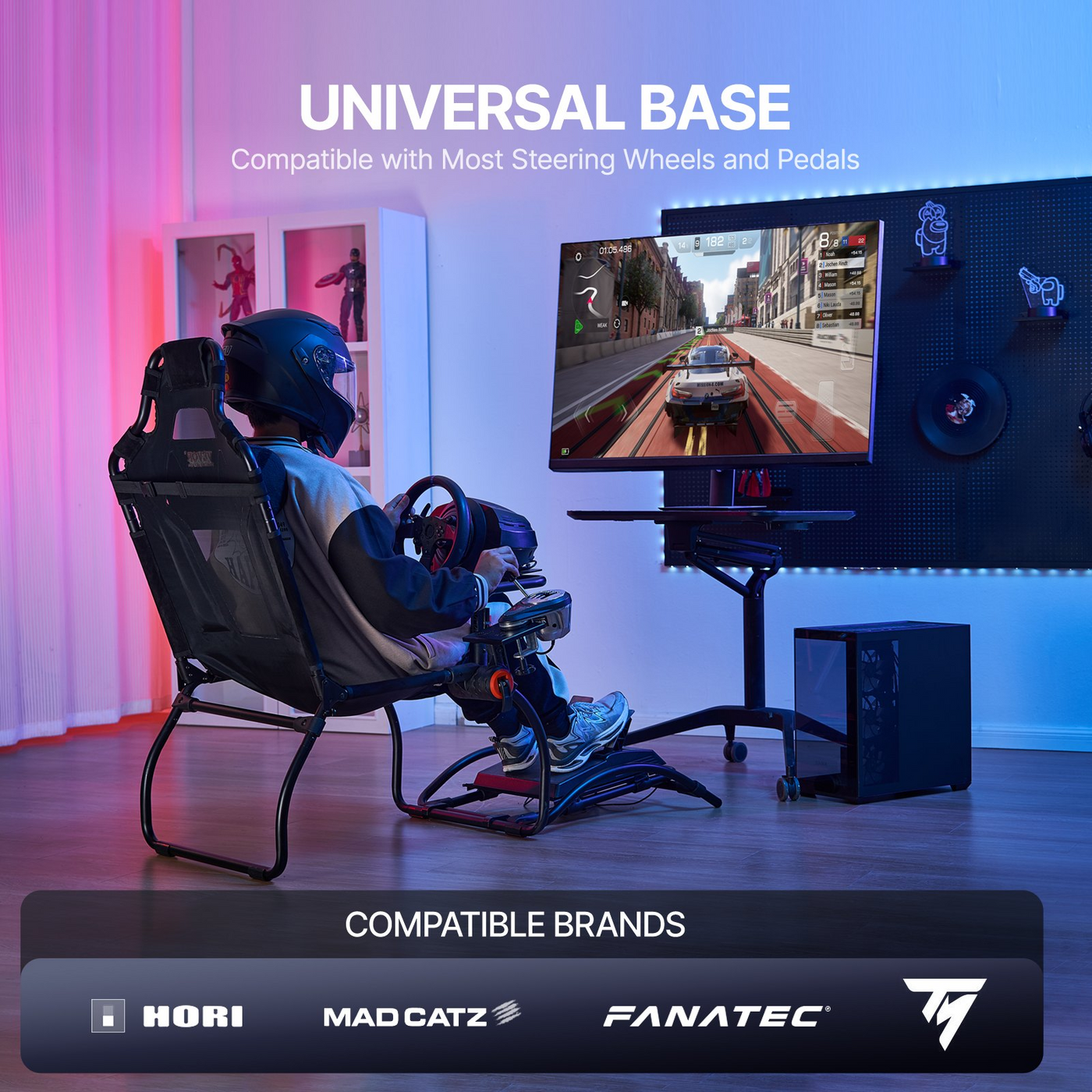 Racing Wheel Stand Foldable for Logitech G923/G920/G29 Compact