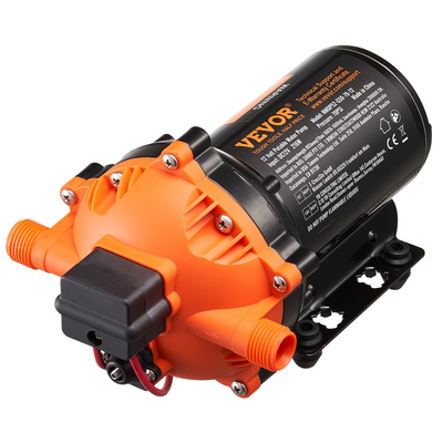 VEVOR 12V Diaphragm Pump 5GPM 18.93 L/min 5-Chamber Water Pump Pressure Switch